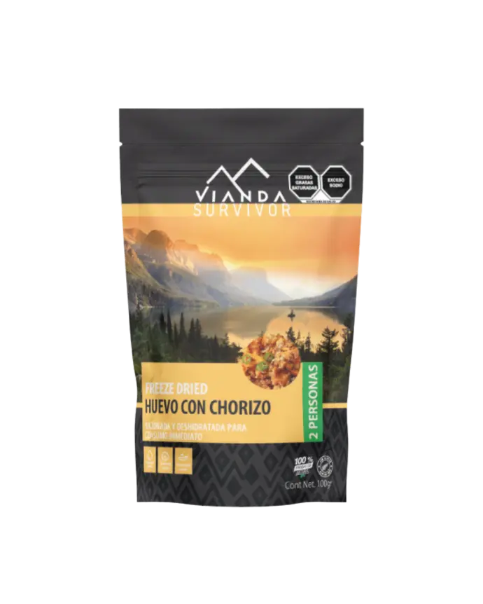 Huevo con Chorizo 130g  VIANDA SURVIVOR
