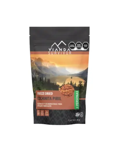 Cochinita Pibil 100g VIANDA SURVIVOR